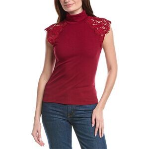 Generation Love Womens  Jessenia Lace Top, Red